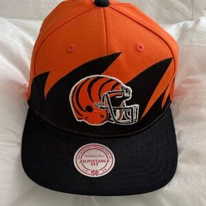 Cincinnati Bengals Mitchell & Ness Orange and Black Cap